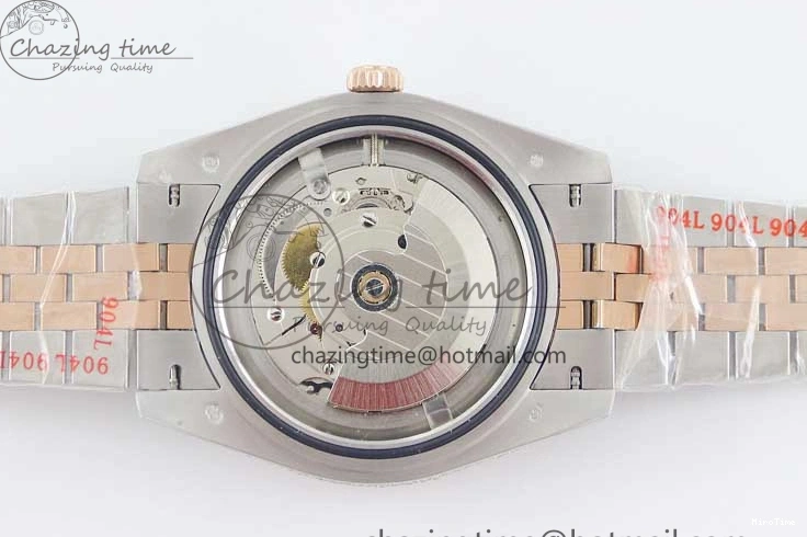 MiroTime 1229 Affordable Datejust 41 SS RG Full Diamonds TWF 1:1 Best Edition Arabic Markers Dial on Jubilee Bracelet A 2385